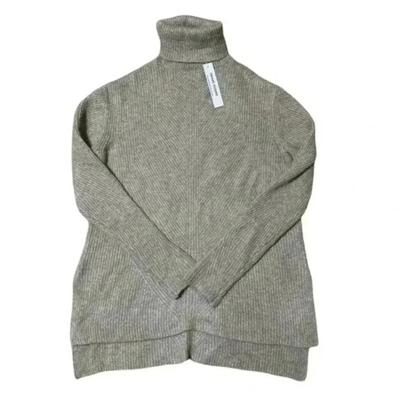 Sweet Romeo Heather Latte Turtleneck Sweater S - Picture 2 of 11